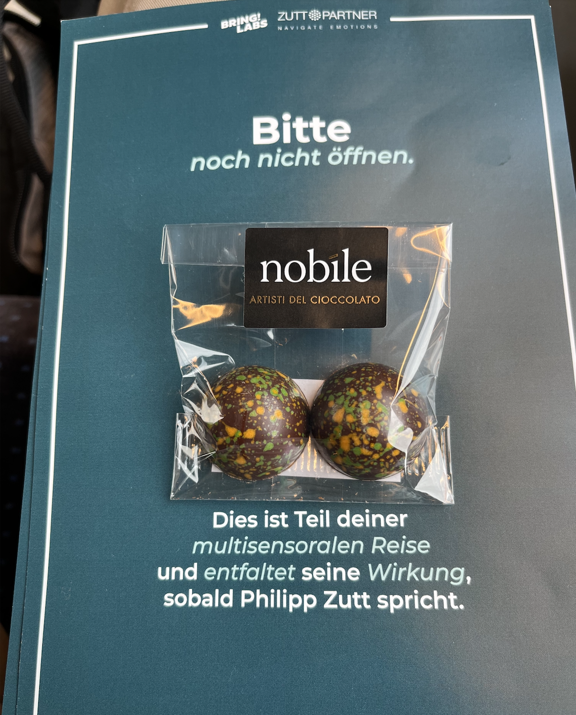 Multisensorische Experience Session mit Philipp Zutt